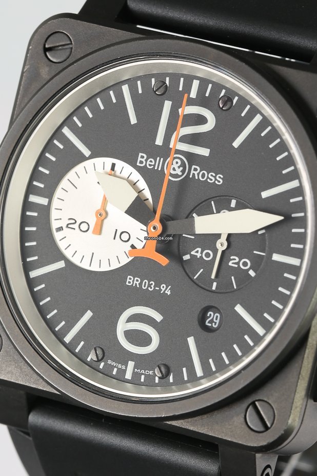 Bell & Ross BR 03-94 Chronographe Mens watch Unisex Automatic Steel BR03-94 6