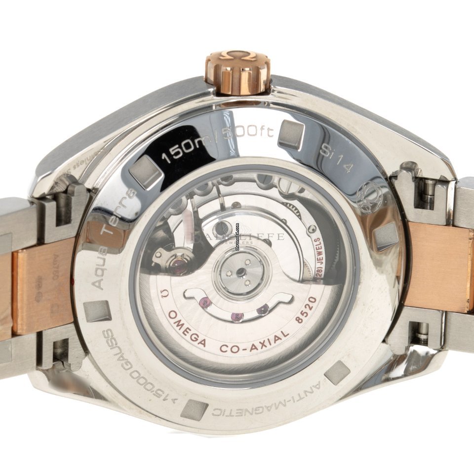 Omega Seamaster Aqua Terra Womens watch Automatic Gold Steel 231.20.34.20.55.001 6