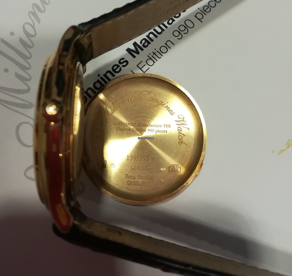 Longines Mens watch Unisex Automatic Yellow gold L2.630.6 6