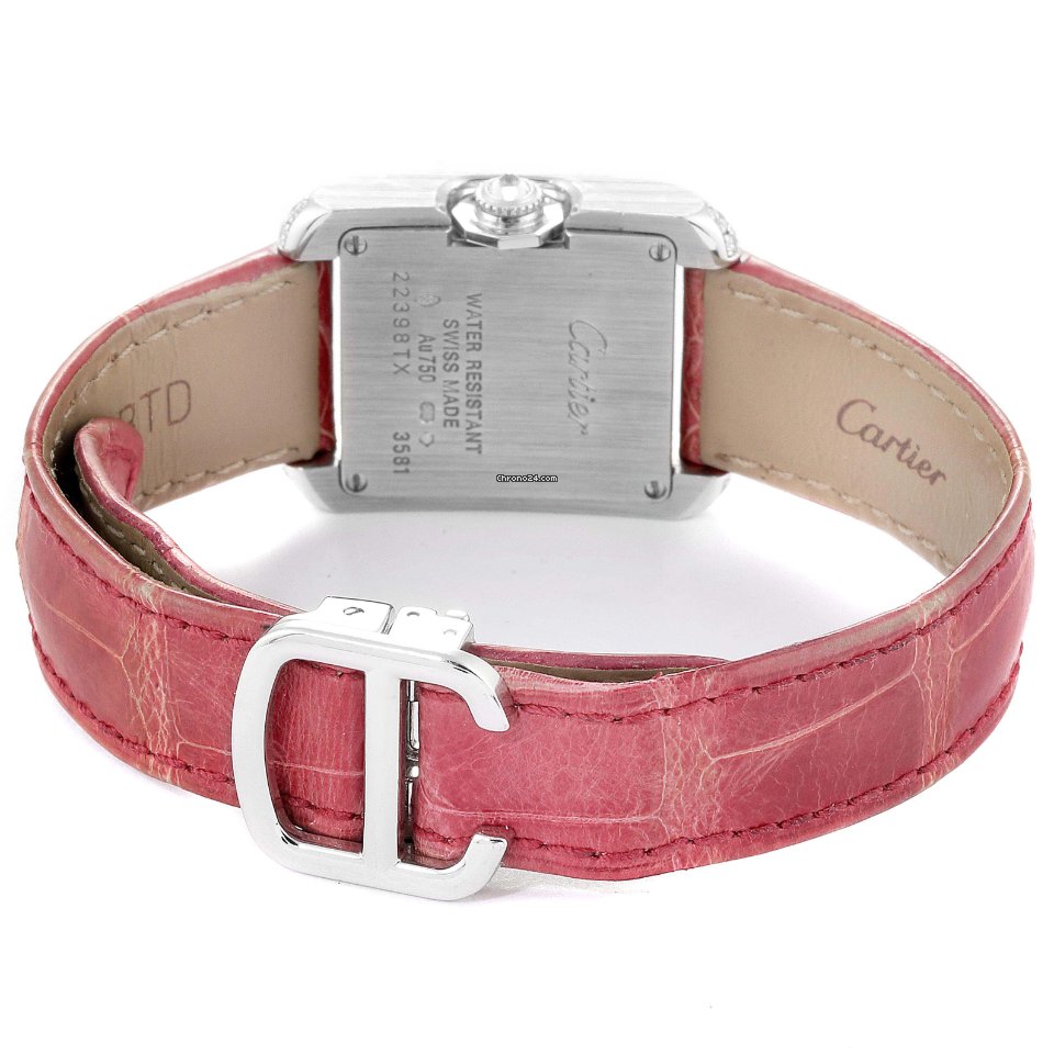 Cartier Tank Anglaise Womens watch Quartz White gold WT100015 6