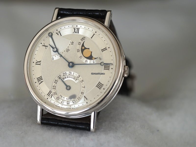 Breguet Classique Mens watch Unisex Manual winding White gold 3130BB 11 986 6