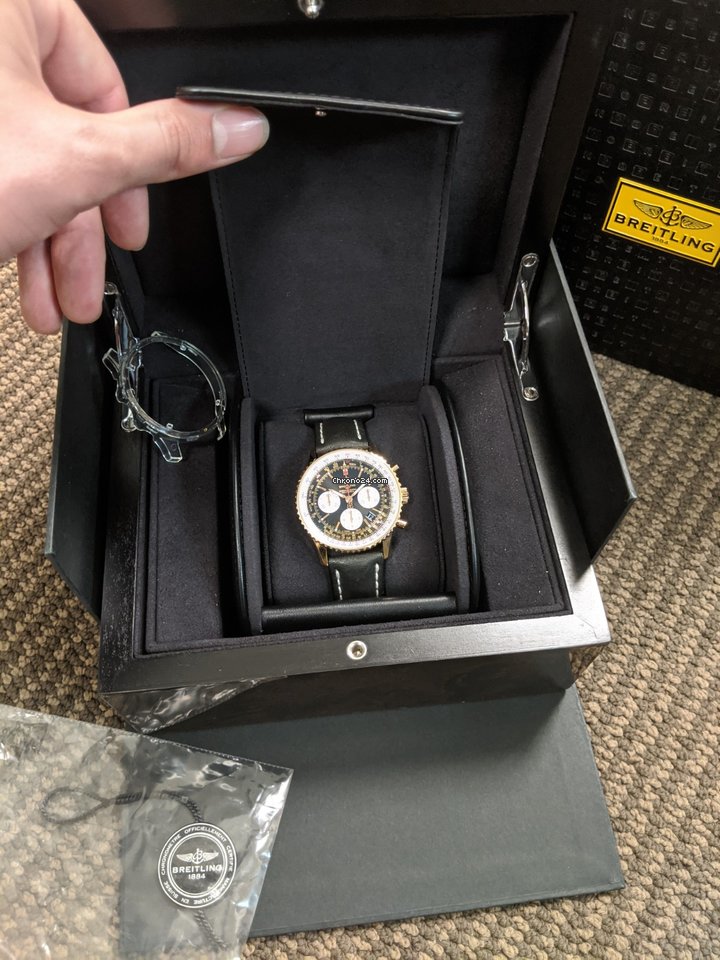 Breitling Navitimer 01 Mens watch Unisex Automatic Rose gold RB012012 BA49 6