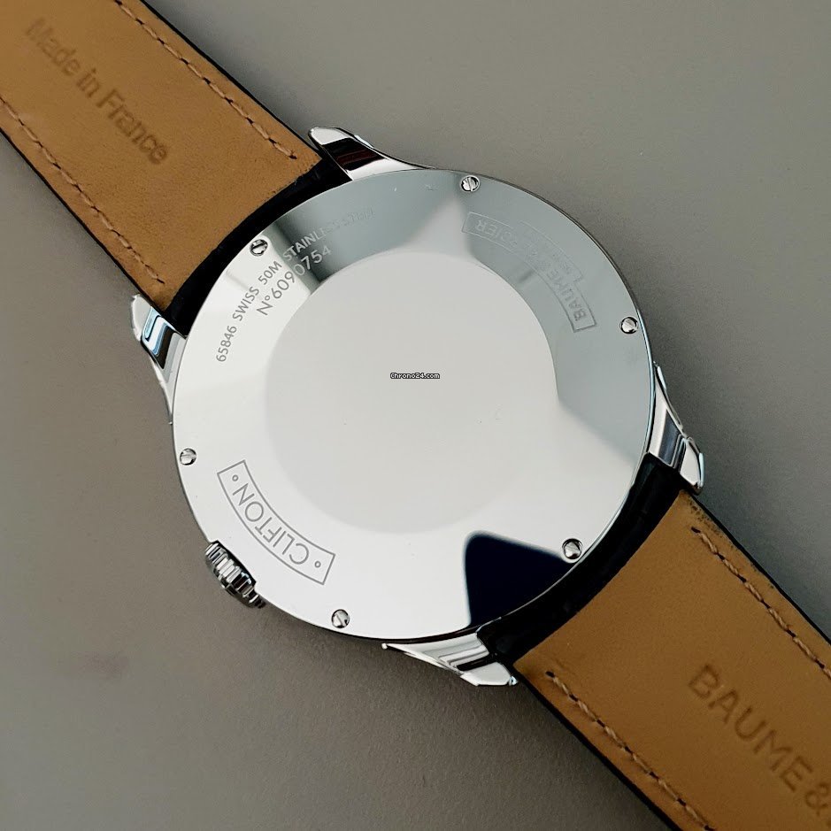 Baume & Mercier Clifton Mens watch Unisex Quartz Steel 10420 6