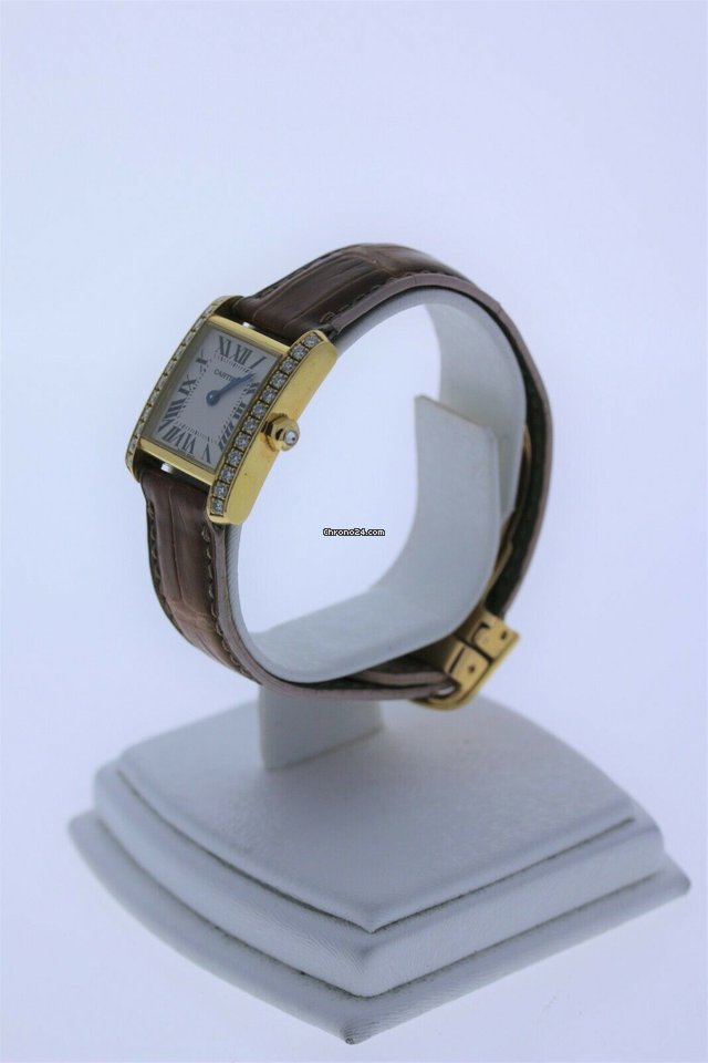 Cartier Tank Francaise Quartz Yellow gold WE100151 6