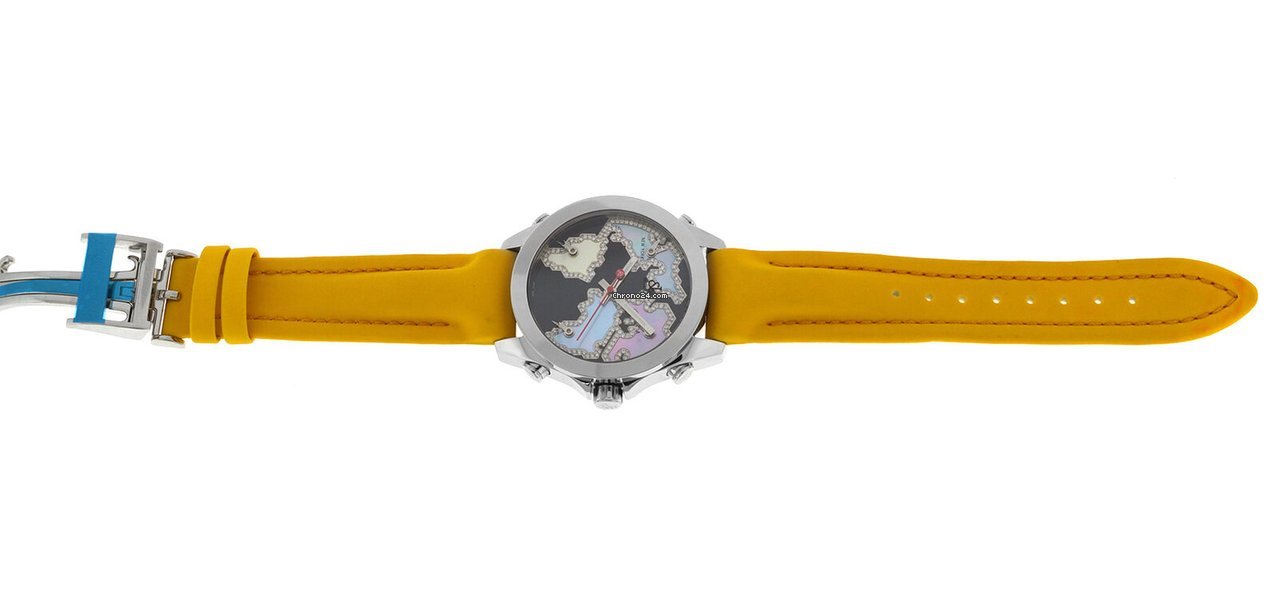 Jacob & Co. Five Time Zone Mens watch Unisex Quartz Steel JC-M122 6