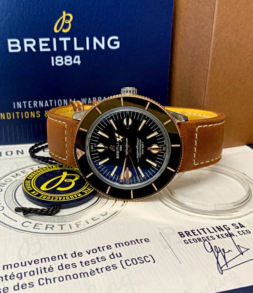 Breitling Superocean Heritage Mens watch Unisex Automatic Gold Steel U10370121B1X1 6