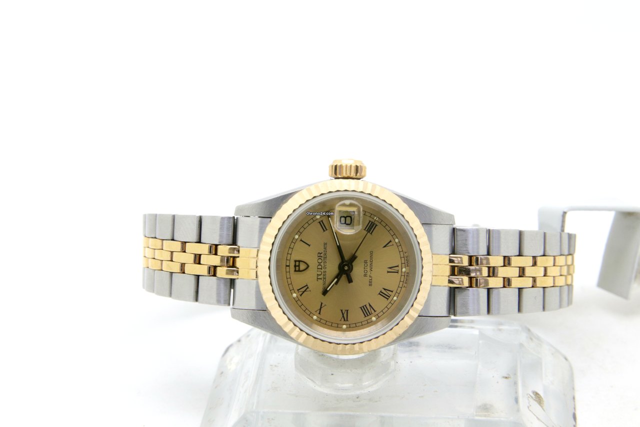 Tudor Prince Oysterdate Womens watch Automatic Gold Steel 92413 6