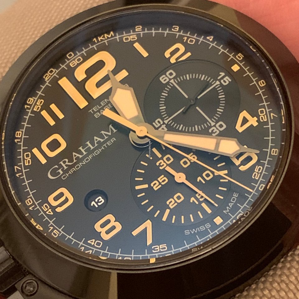 Graham Chronofighter Oversize Mens watch Unisex Automatic Steel 2CCAU.B02A.T13N 6