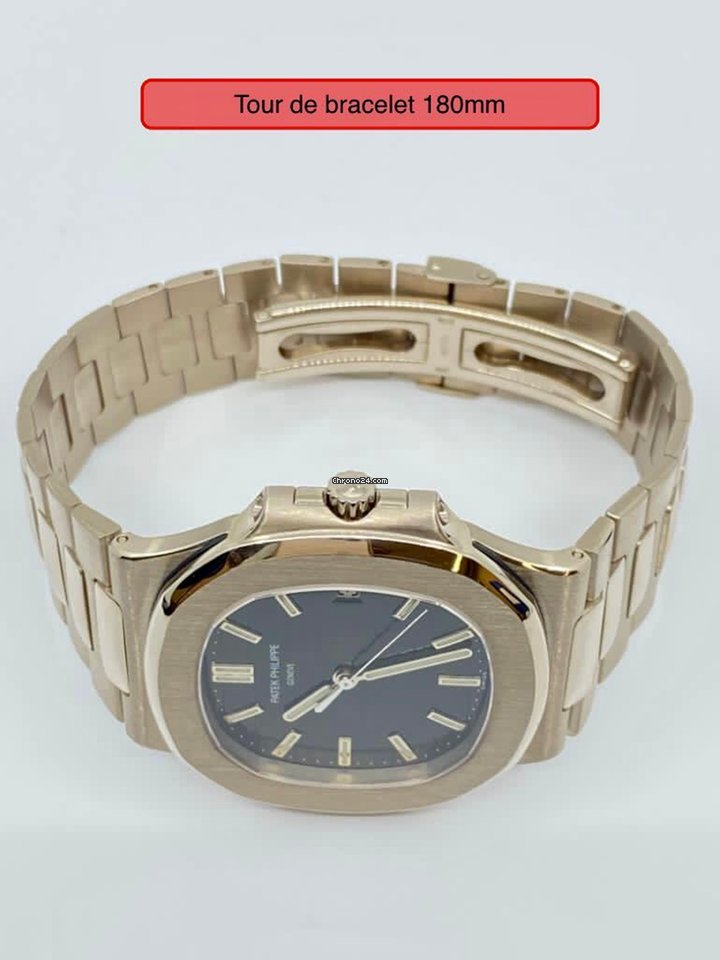 Patek Philippe Nautilus Mens watch Unisex Automatic White gold 3711 1G-001 6