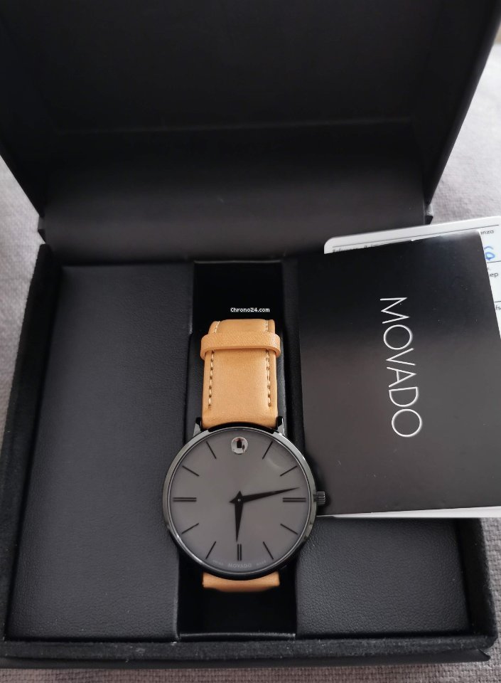 Movado Mens watch Unisex Quartz Steel 607378 6
