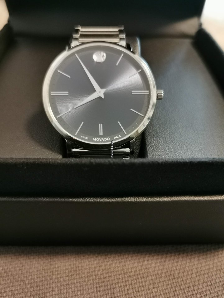 Movado Mens watch Unisex Quartz Steel 0607167 6
