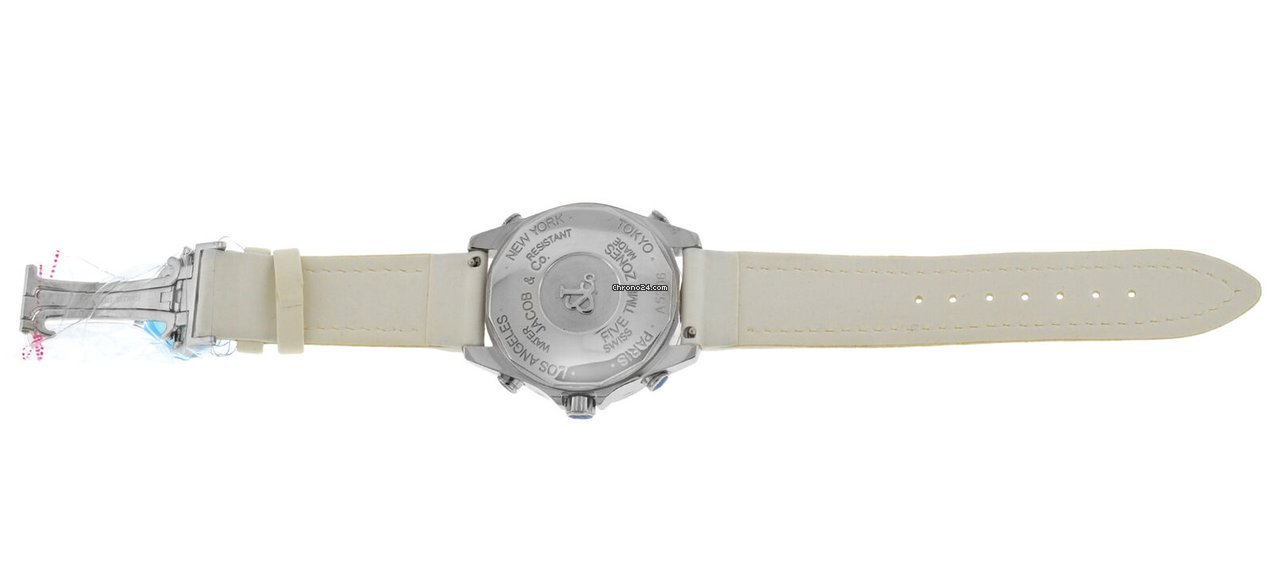 Jacob & Co. Five Time Zone Mens watch Unisex Quartz Steel JCM-54PDA 6