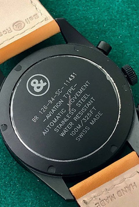 Bell & Ross BR V1 Mens watch Unisex Automatic Steel BRV126-HERITAGE 6