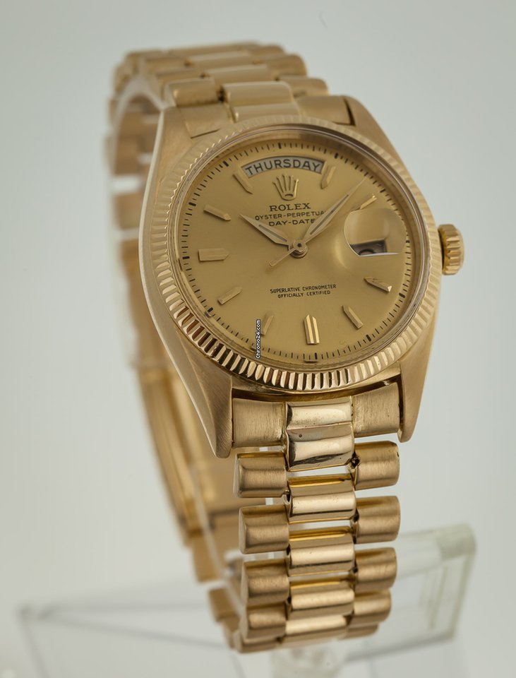 Rolex Day-Date Mens watch Unisex Yellow gold Automatic 6611B 6