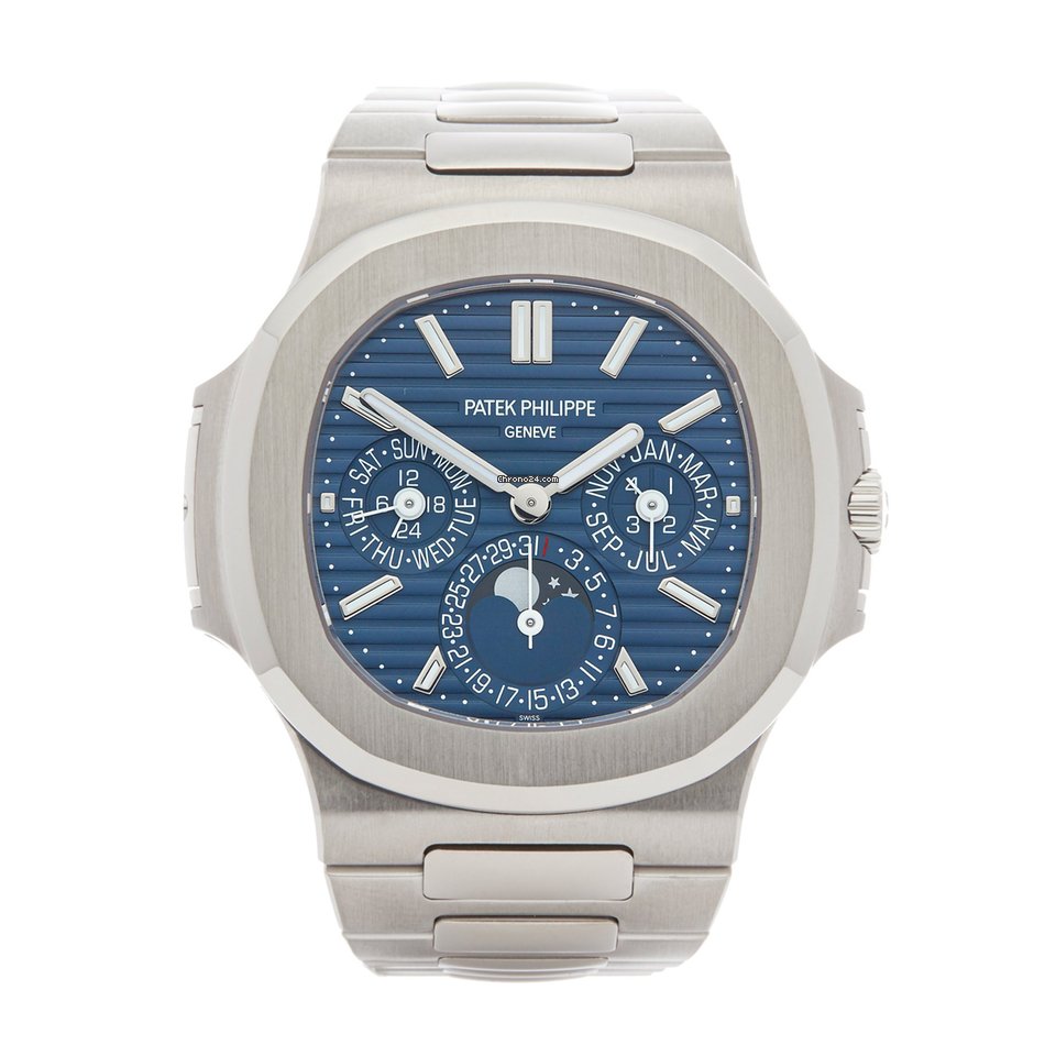 Patek Philippe Nautilus Mens watch Unisex Automatic White gold 5740G-001 6