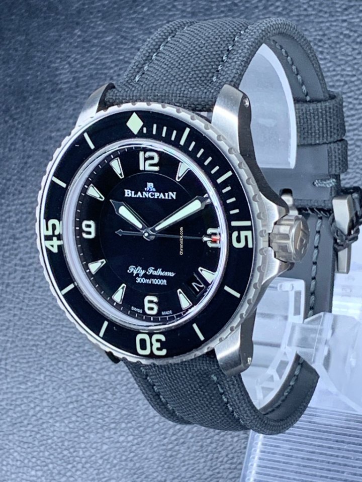 Blancpain Fifty Fathoms Mens watch Unisex Automatic Titanium 5015-12B30-B52A 6