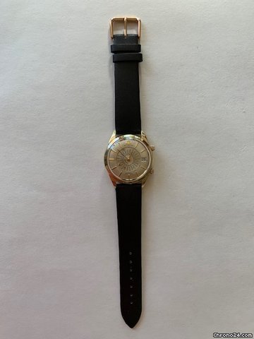 Jaeger-LeCoultre Mens watch Unisex Automatic Gold Steel Memovox Vintage World Time Alarm 6