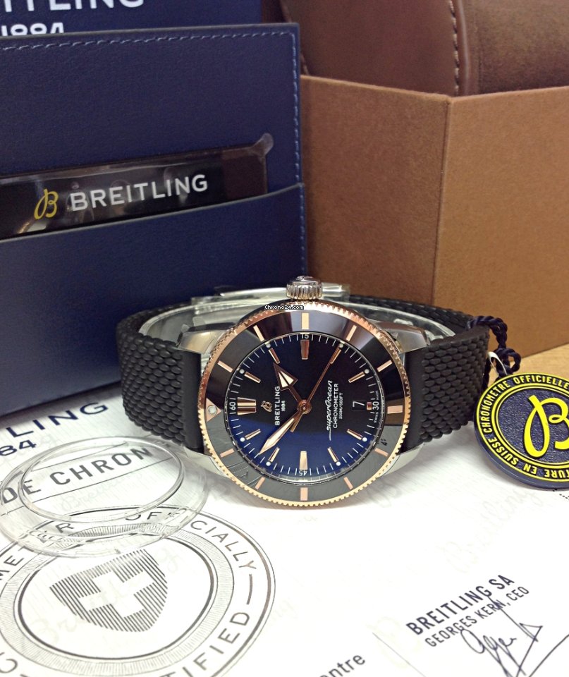 Breitling Superocean Heritage Mens watch Unisex Automatic Gold Steel UB2030121B1S1 6