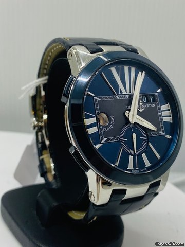 Ulysse Nardin Executive Dual Time Mens watch Unisex Automatic Steel 243-00-3 43 6