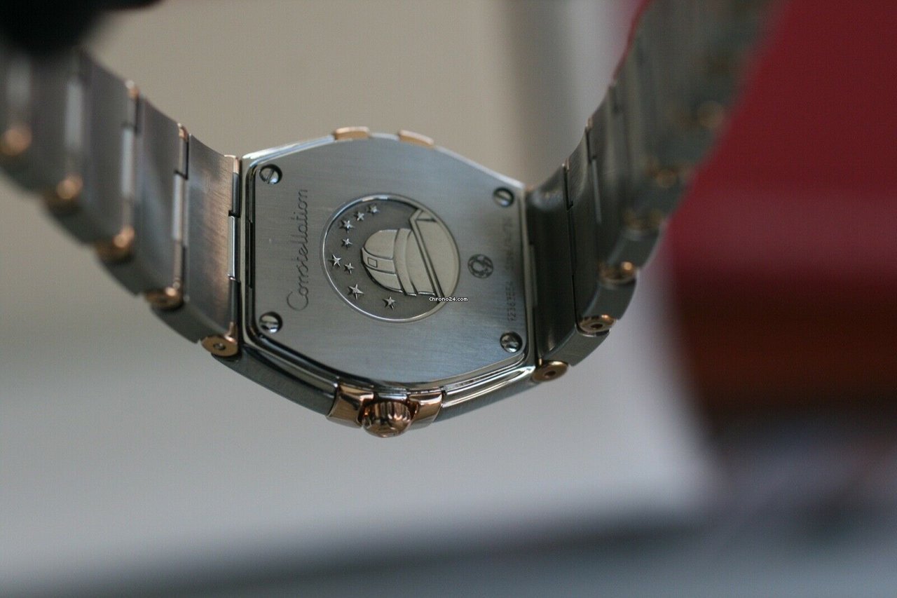 Omega Constellation Quartz Womens watch Quartz Gold Steel 123.20.24.60.02.001 6