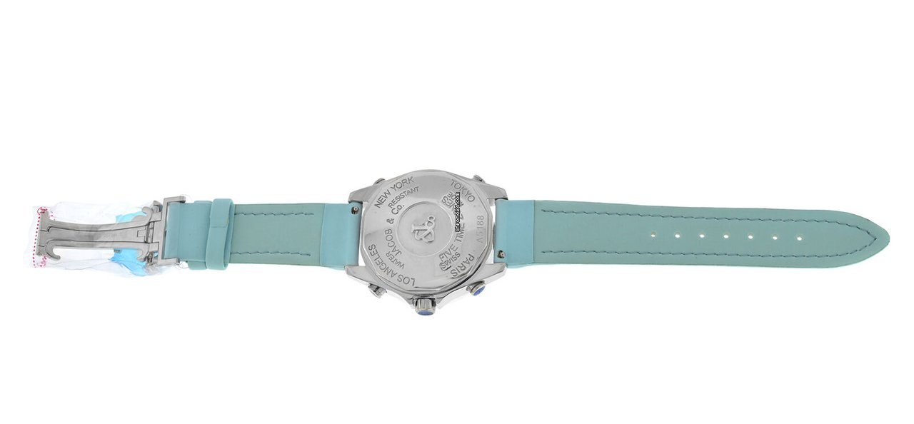 Jacob & Co. Five Time Zone Mens watch Unisex Quartz Steel JCM-24DA 6