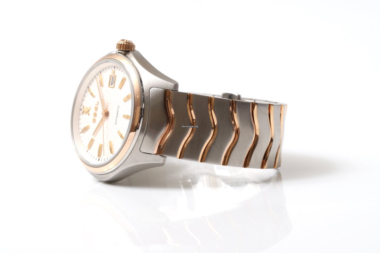 Ebel Wave Mens watch Unisex Automatic Gold Steel 1216204 6