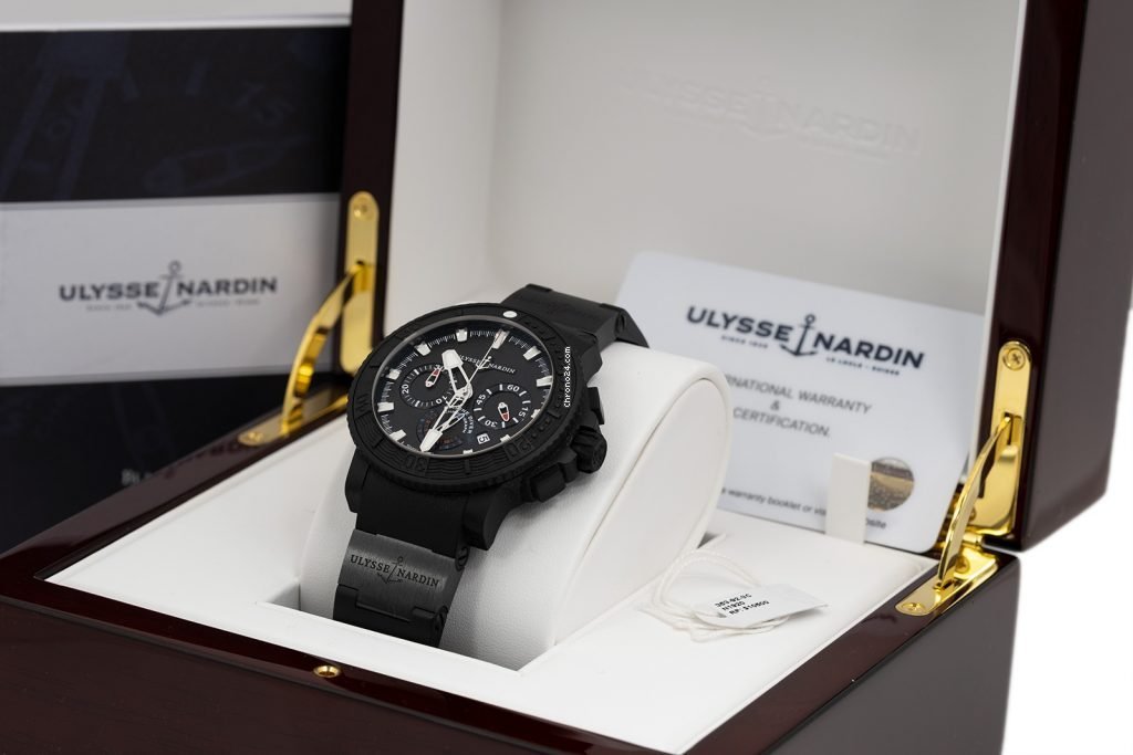 Ulysse Nardin Diver Black Sea Mens watch Unisex Automatic Steel 353-92 6