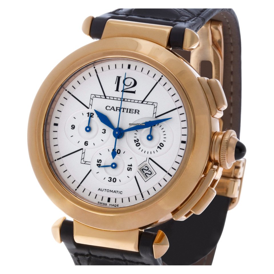 Cartier Pasha Mens watch Unisex Automatic Rose gold W3019951 6