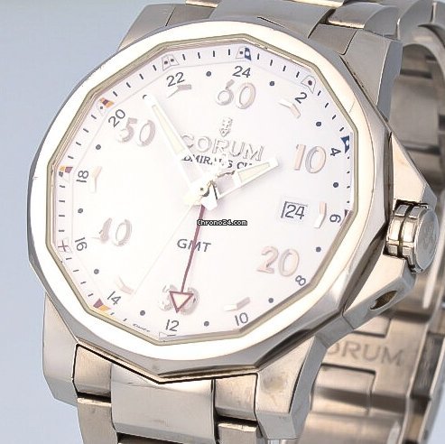 Corum Admirals Cup GMT 44 Mens watch Unisex Automatic Steel 383.330.20 v701 aa12 6