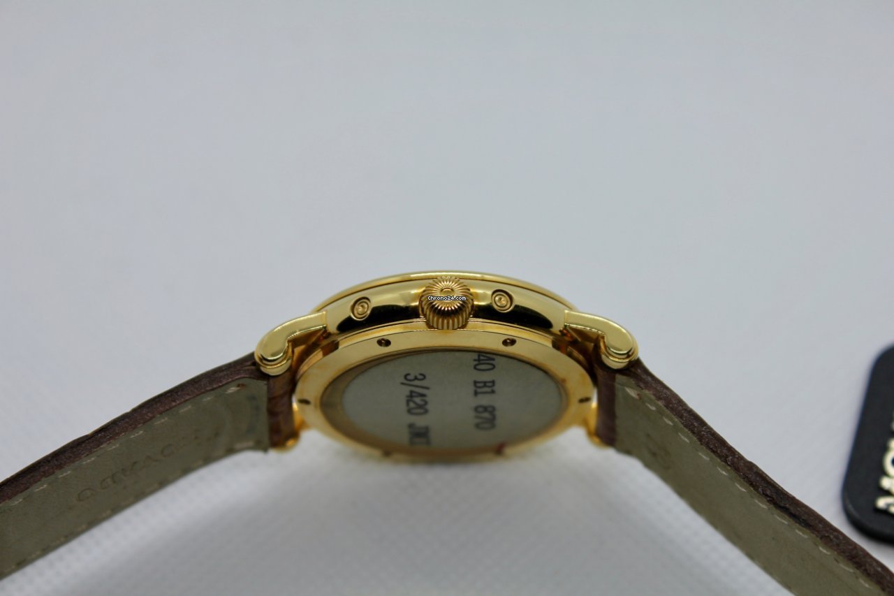 Movado Mens watch Unisex Automatic Yellow gold 40 B1 870 3 420 JMI 6
