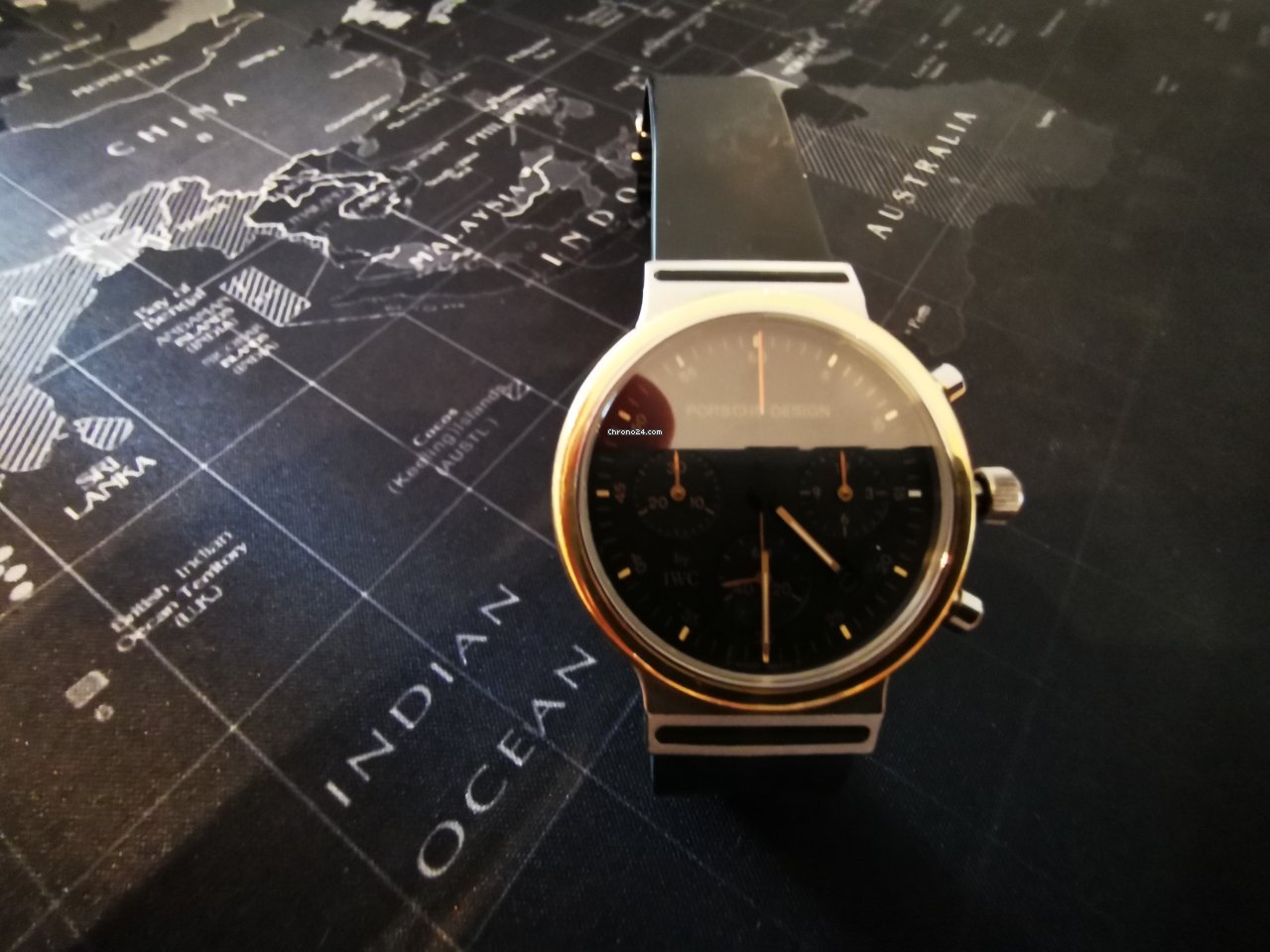 Porsche Design Mens watch Unisex Quartz Gold Steel 3720-002 6