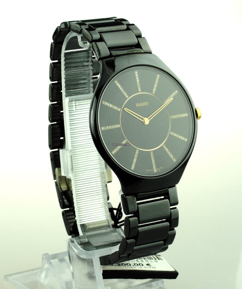 Rado True Thinline Mens watch Unisex Quartz Ceramic R27741702 6