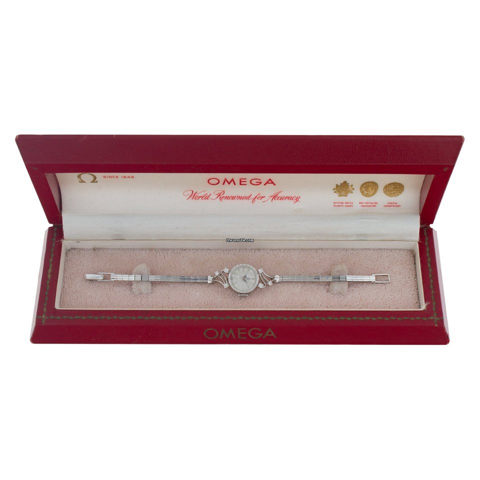 Omega Manual winding White gold A7575 6