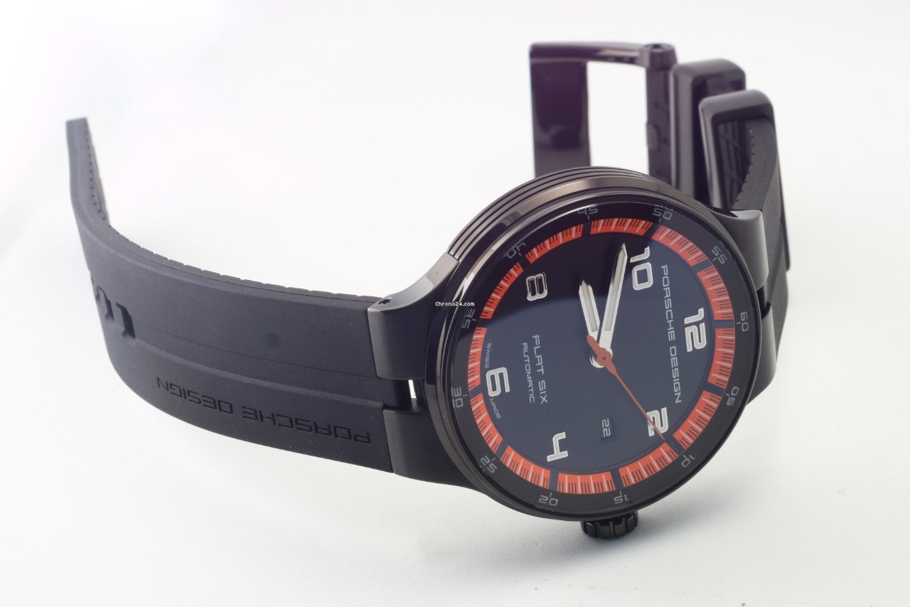 Porsche Design Flat Six Mens watch Unisex Automatic Steel 6350.43.44.1254 6