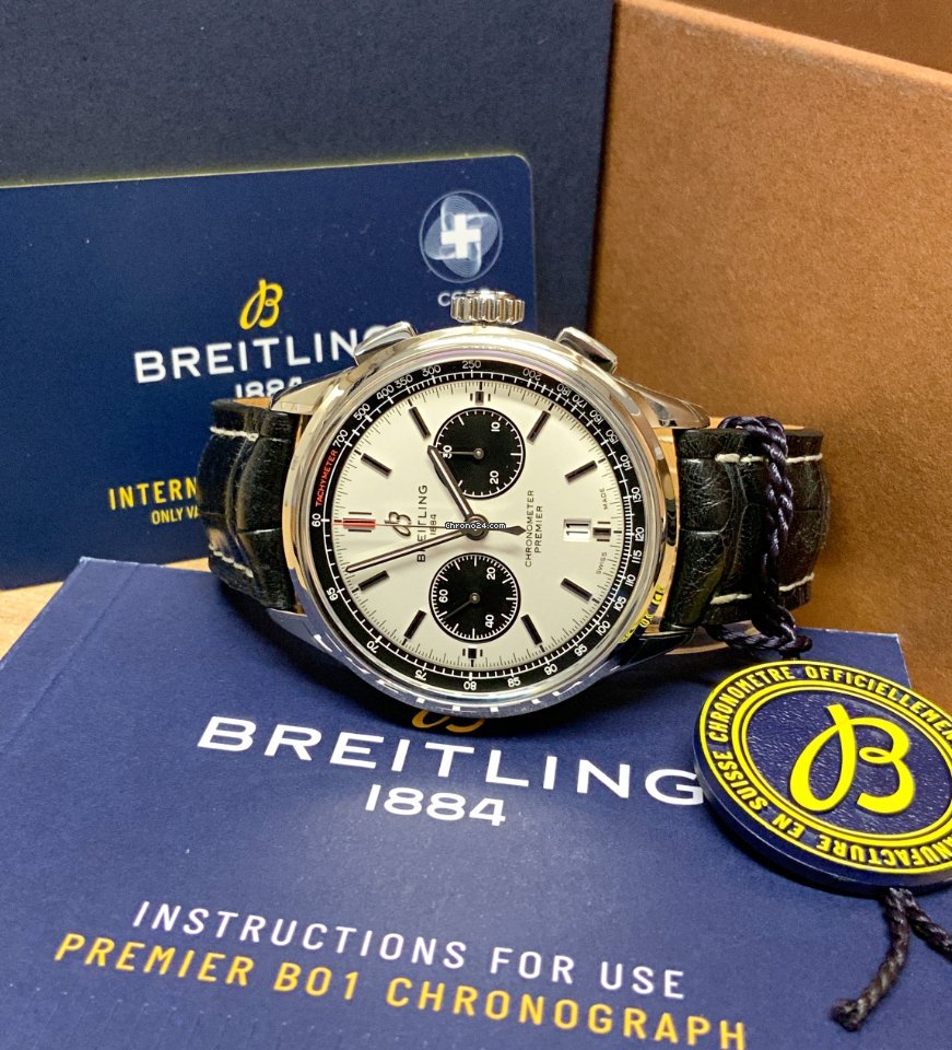 Breitling Mens watch Unisex Automatic Steel AB0118221G1P2 6