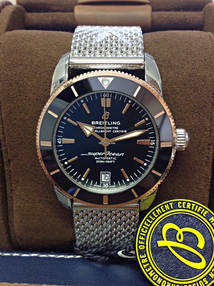 Breitling Superocean Heritage II 42 Mens watch Unisex Automatic Gold Steel UB2010121B1A1 6
