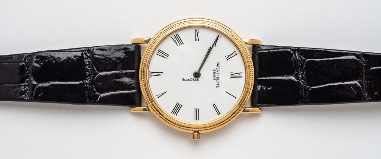 Patek Philippe Calatrava Mens watch Unisex Quartz Yellow gold 3744J-050 6
