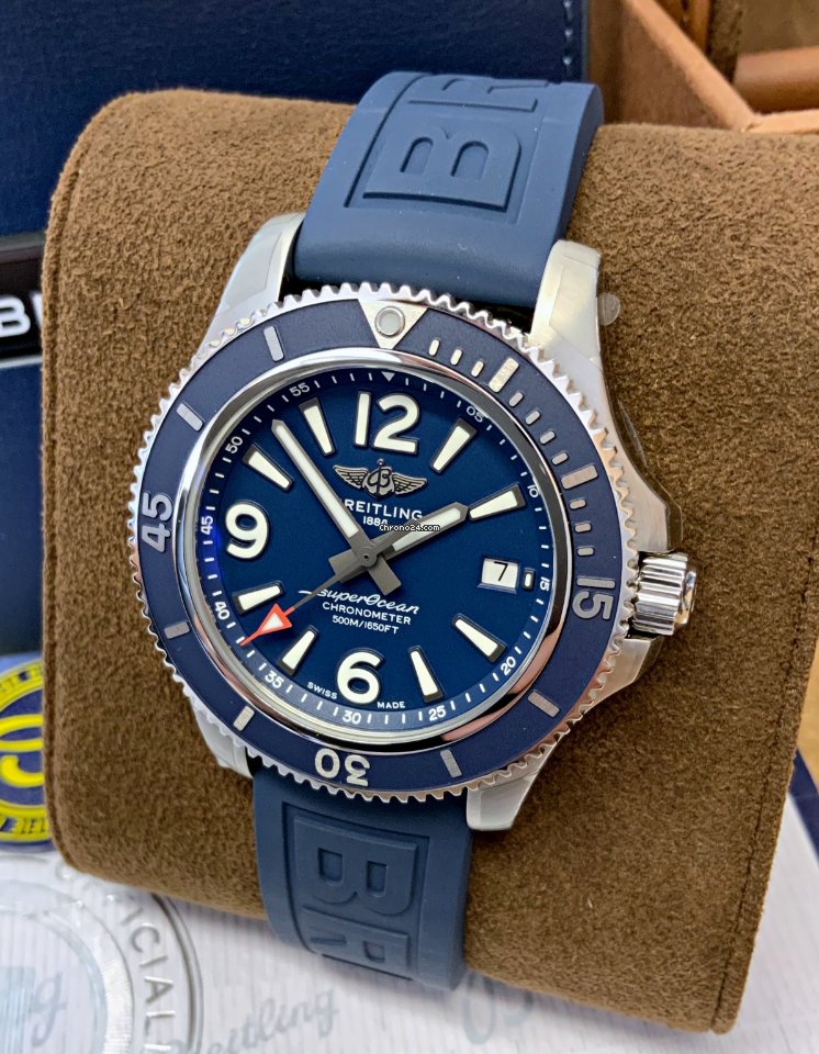 Breitling Superocean 42 Mens watch Unisex Automatic Steel A17366D81C1S1 6