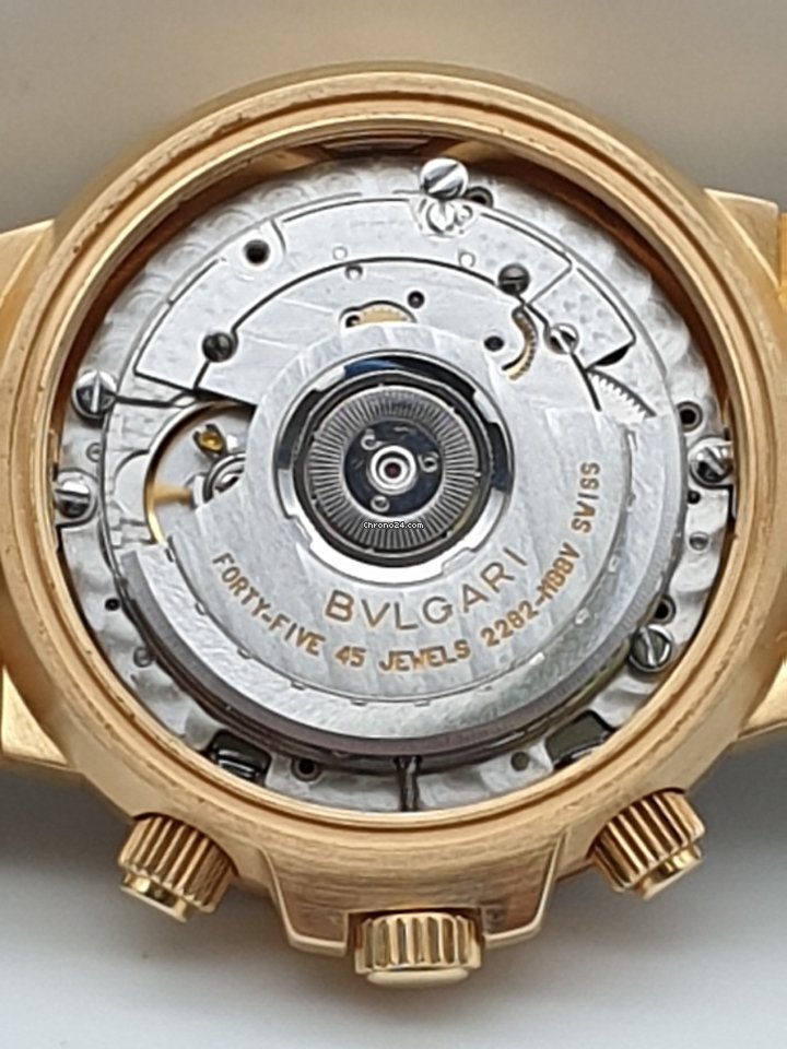 Bulgari Diagono Mens watch Unisex Automatic Yellow gold SC 38 G 6