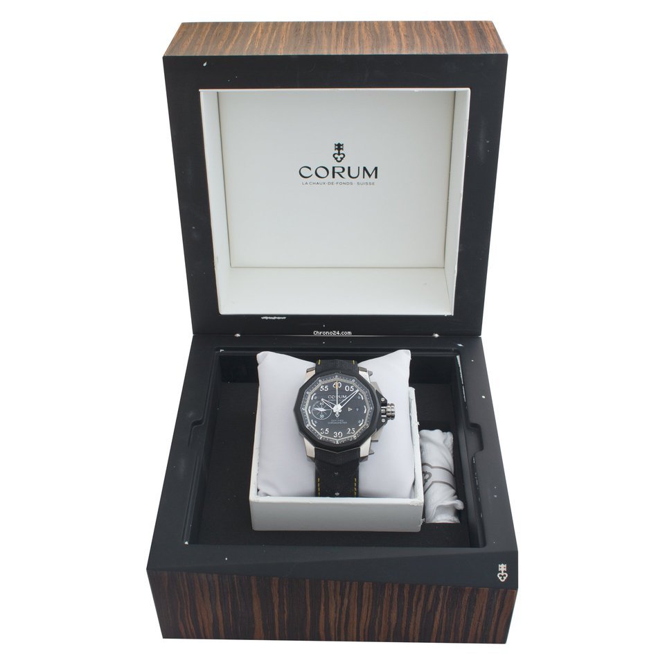 Corum Admirals Cup Seafender Centro Mens watch Unisex Automatic Titanium 960.101.04 0231 AN14 6