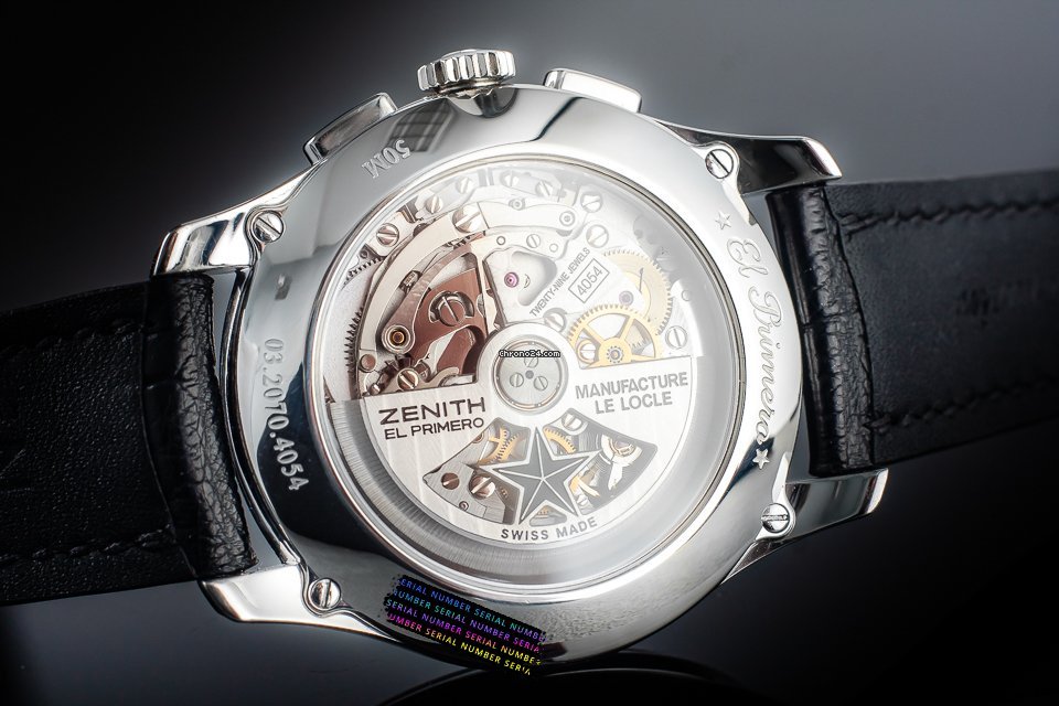 Zenith El Primero Winsor Annual Calendar Mens watch Unisex Automatic Steel 03.2070.4054 6