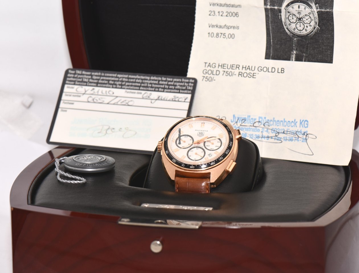 TAG Heuer Autavia Automatic Rose gold CY5140.FC8158 6