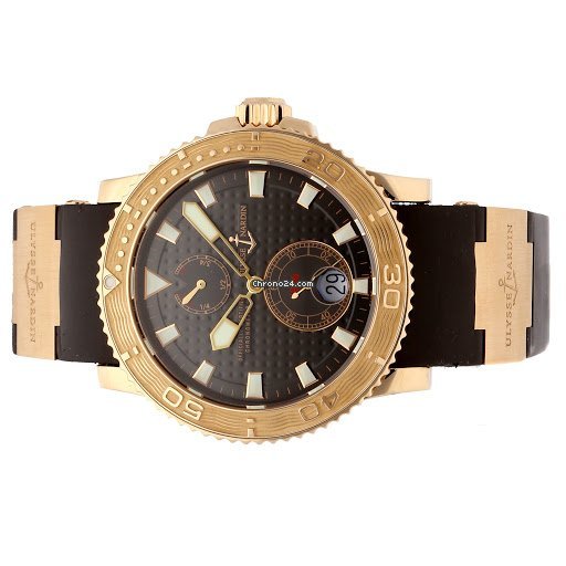 Ulysse Nardin Maxi Marine Diver Mens watch Unisex Manual winding Rose gold 266.33.3A.925 6