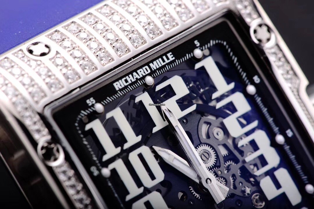Richard Mille RM 016 Womens watch Automatic White gold Richard Mille RM016 Set diamond 18K White Gold 6