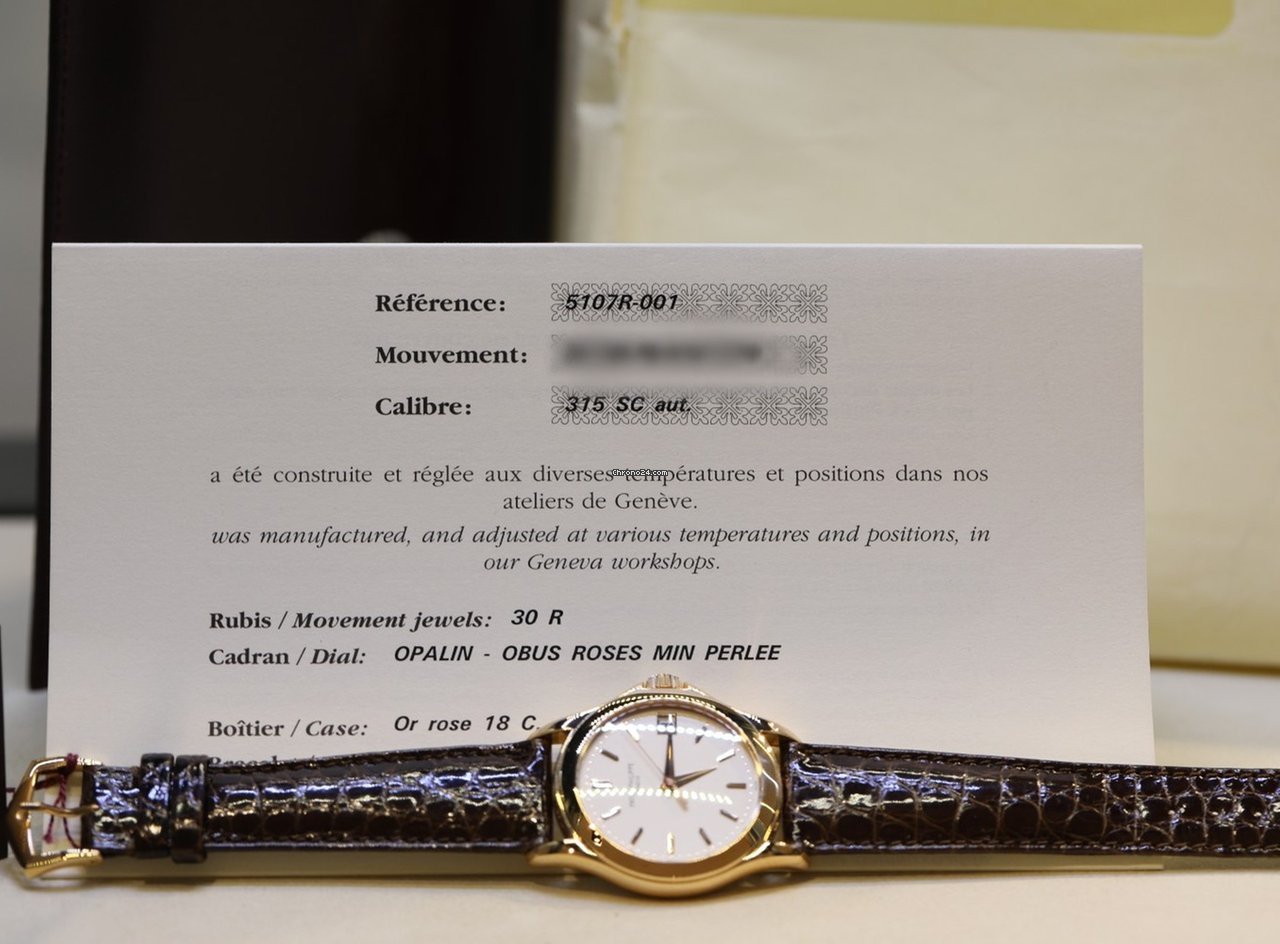 Patek Philippe Calatrava Mens watch Unisex Automatic Rose gold 5107R-001 6
