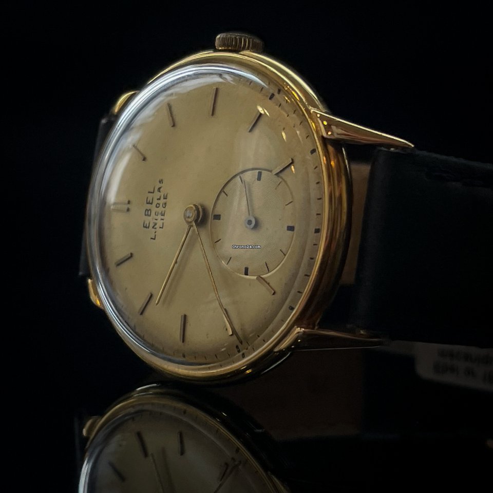 Ebel Mens watch Unisex Manual winding Yellow gold ebel vintage 6
