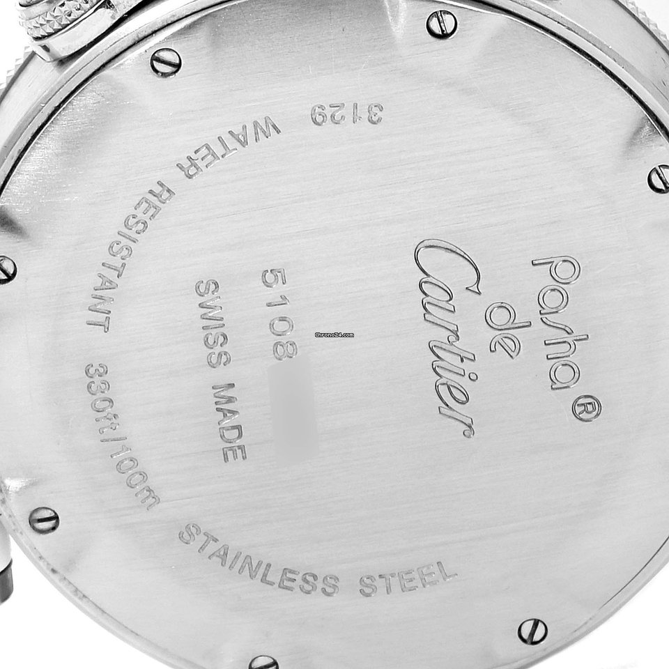 Cartier Pasha Seatimer Mens watch Unisex Quartz Steel W3140005 6