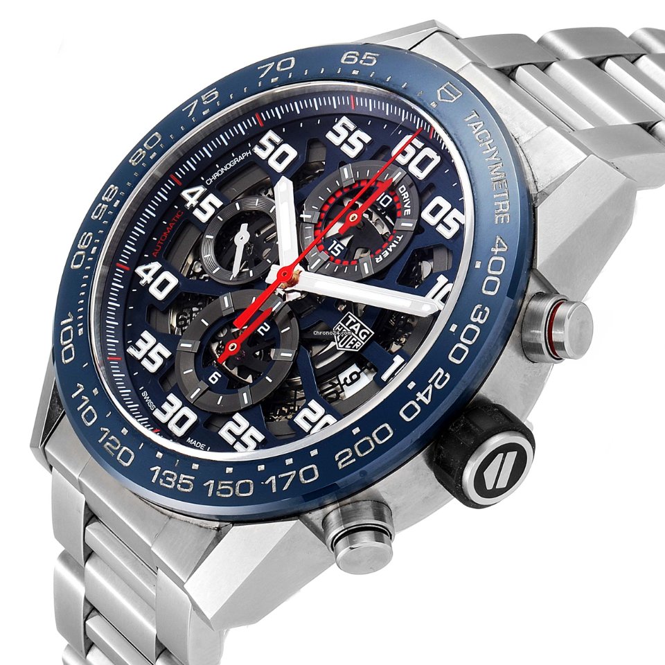 TAG Heuer Carrera Calibre HEUER 01 Mens watch Unisex Automatic Steel CAR2A1K.BA0703 6