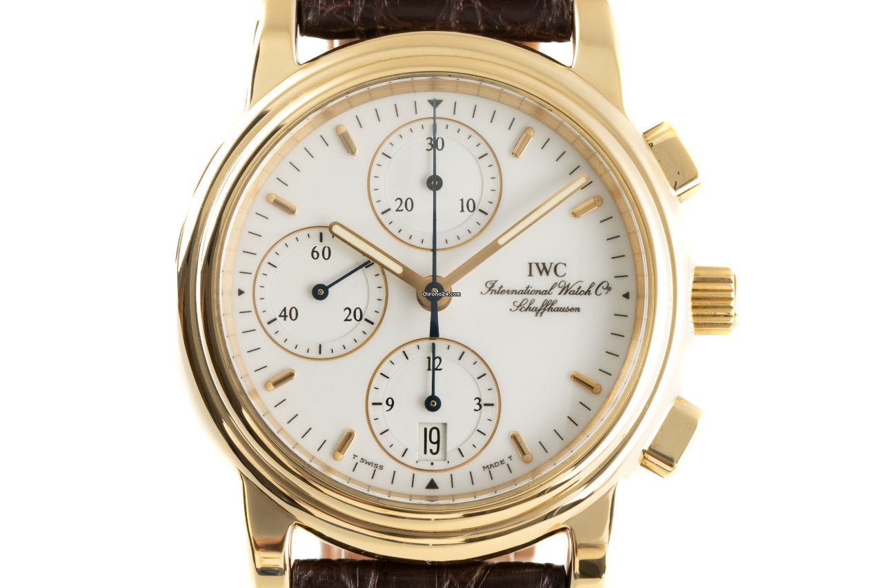 IWC Mens watch Unisex Automatic Yellow gold 3703 6
