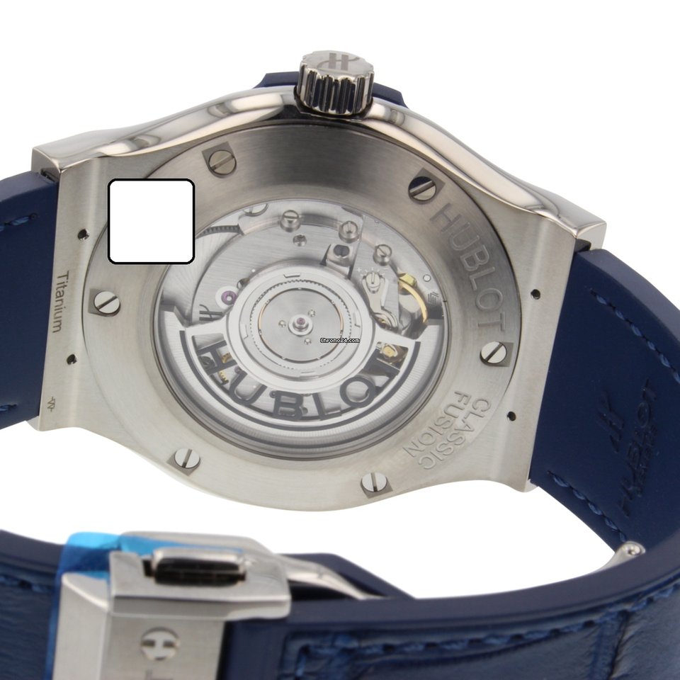 Hublot Classic Fusion Blue Mens watch Unisex Automatic Titanium 542NX7170LR 6